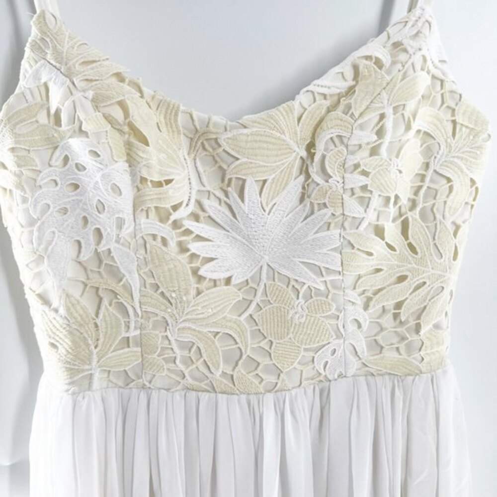 Dress the Population Asha Lace and Chiffon Gown size S NEW - Picture 7 of 13